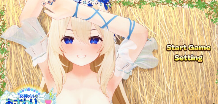 【3D互动/抚摸触摸/全动态/PC】女神梅尔的触摸H神判 女神メルのおさわりH神判 官中版 [PC]-歪次元